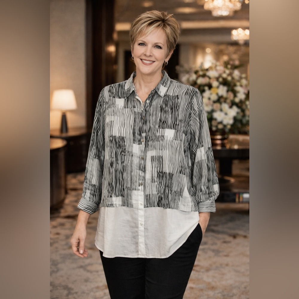 Attention, Women’s blouse, size XL.